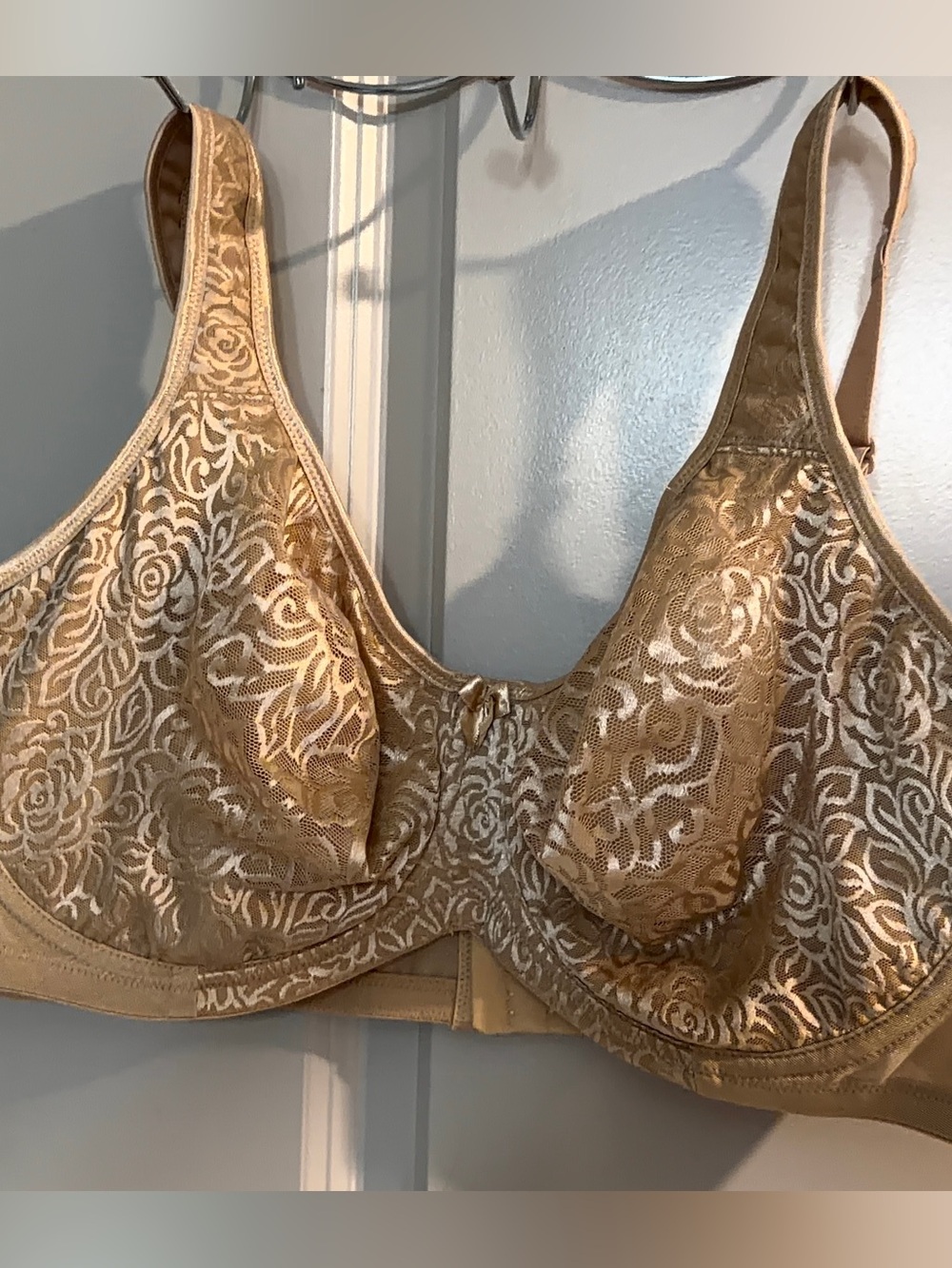 Breezies Gold Floral Lace Underwire Bra